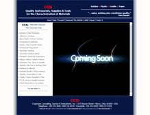 Tablet Screenshot of ccsinstruments.net